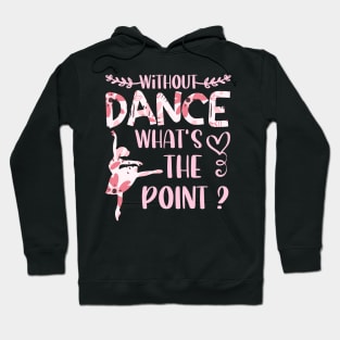 Special Occasion Matching ballerina for Pretty Youth Athletes cute flowers Hoodie